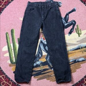 VINTAGE JEANS BLACK DENIM 30x30